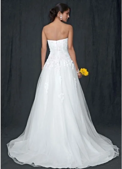 Big Discounts David's Bridal Strapless Tulle