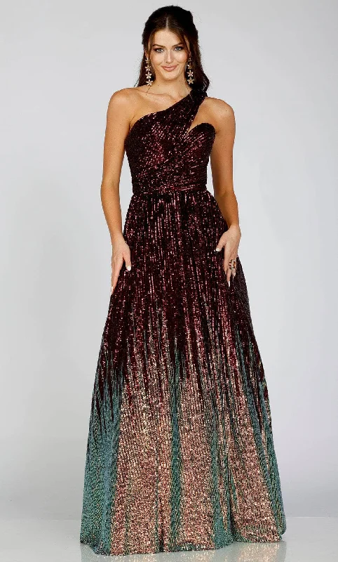 Bonus Savings Terani Couture 231P0024 - Sequin A-Line Prom Gown