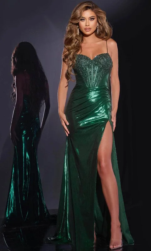 Discount Deals Jovani 42336 - Beaded Bustier Prom Dress
