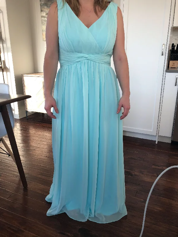 Flash Deals Other Tulle & Chantilly : V-Neck Full Length Bridesmaid
