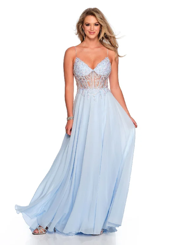 Don’t Miss Out Long Evening Dress by Dave and Johnny 11516