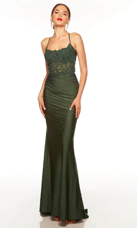 Closeout Alyce Paris 61465 - Scoop Neck Dress