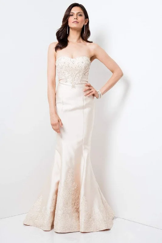 Price Smash Terani Couture - Stunning Beaded Sweetheart Polyester Mermaid Dress 1712M3437