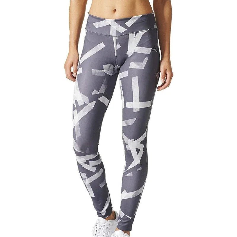 Flash Sale adidas Designed 2 Move Womens Long Running Tights - Grey