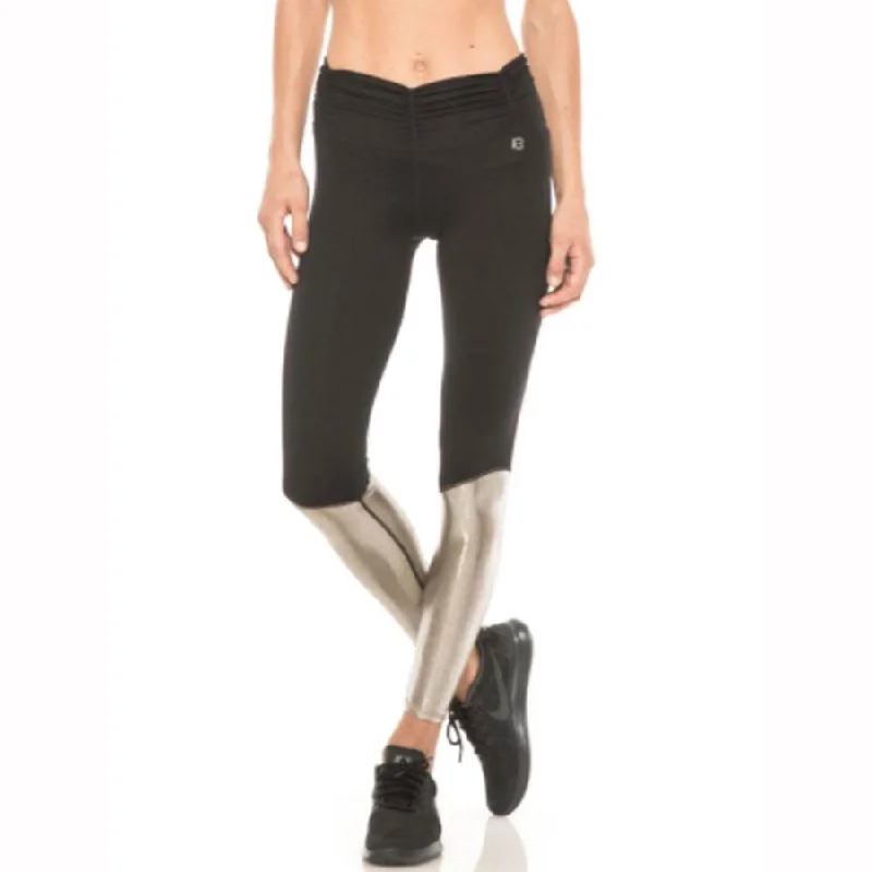 Limited Availability Calle Black & Silver Legging
