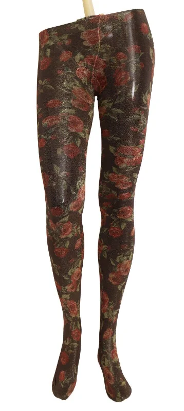 Take Advantage Dolce & Gabbana Floral Print Nylon Tights