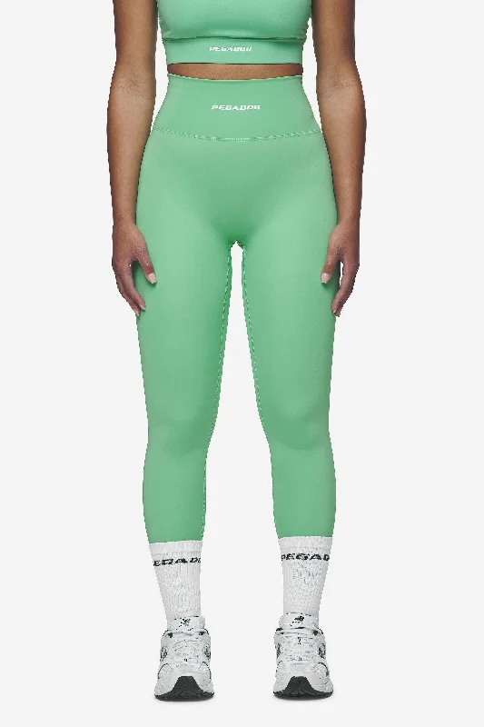 Massive Deals Leya Leggings Peppermint Green White