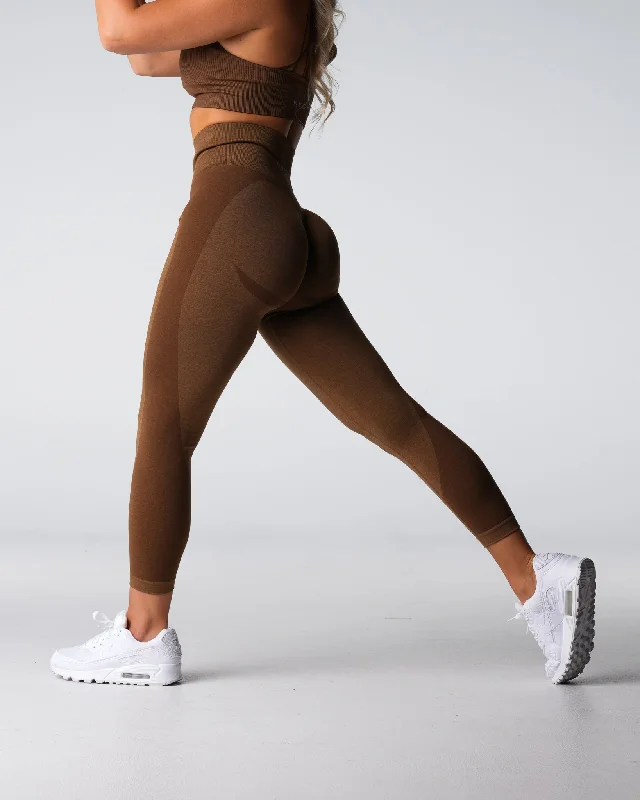 Stock Clearance Mocha Contour 2.0 Seamless Leggings