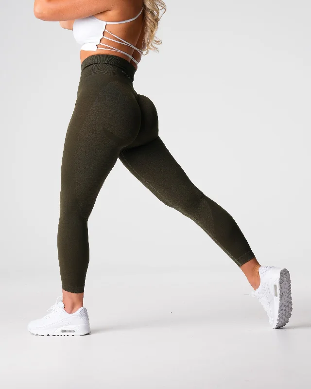 Take Advantage Olive Contour 2.0 Seamless Leggings