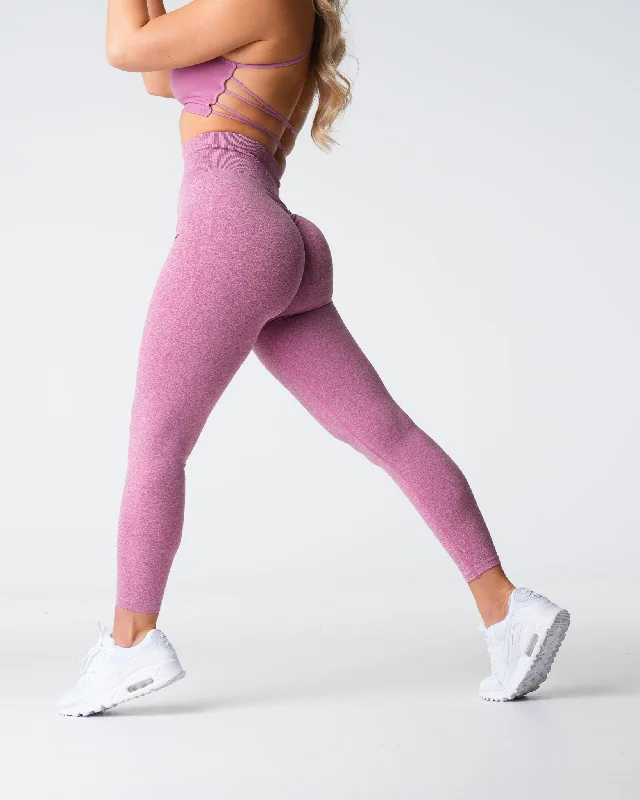Exclusive Preview Pastel Pink Scrunch Seamless Leggings