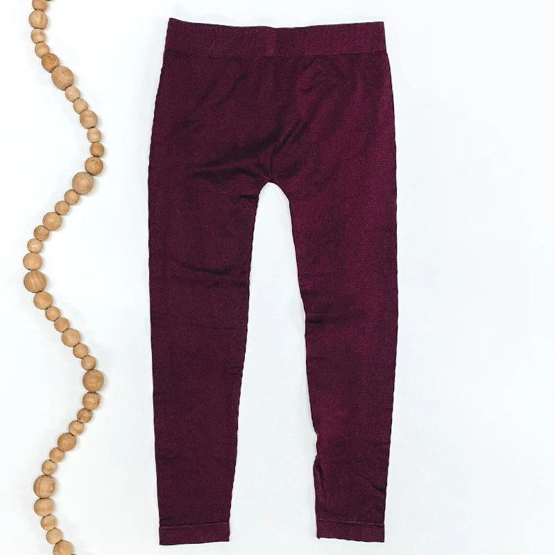 Lowest Price Seamless Leggings Regular Size in Purple