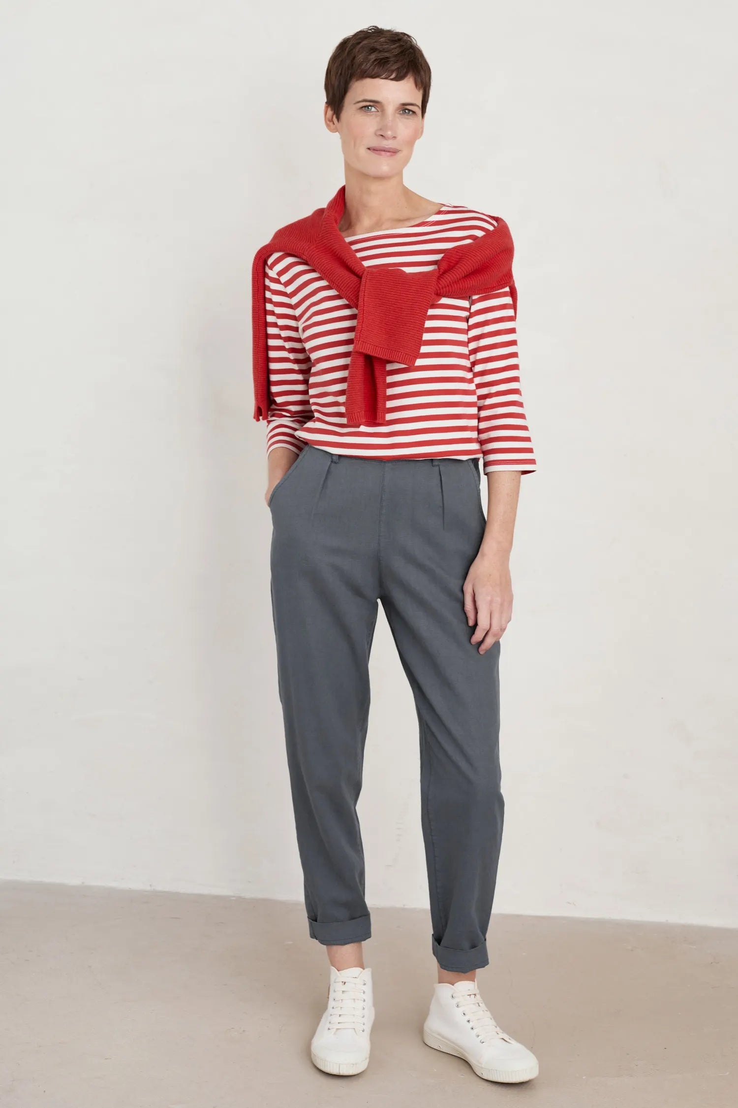 Price Fest Seasalt Nanterrow Trousers - Nickel