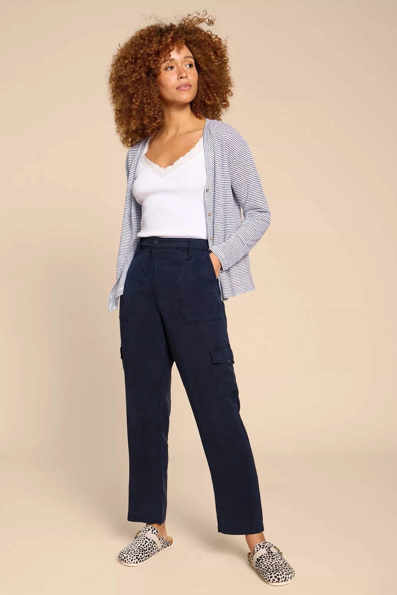 Fantastic Offers White Stuff Arlo Tencel Cargo Trousers
