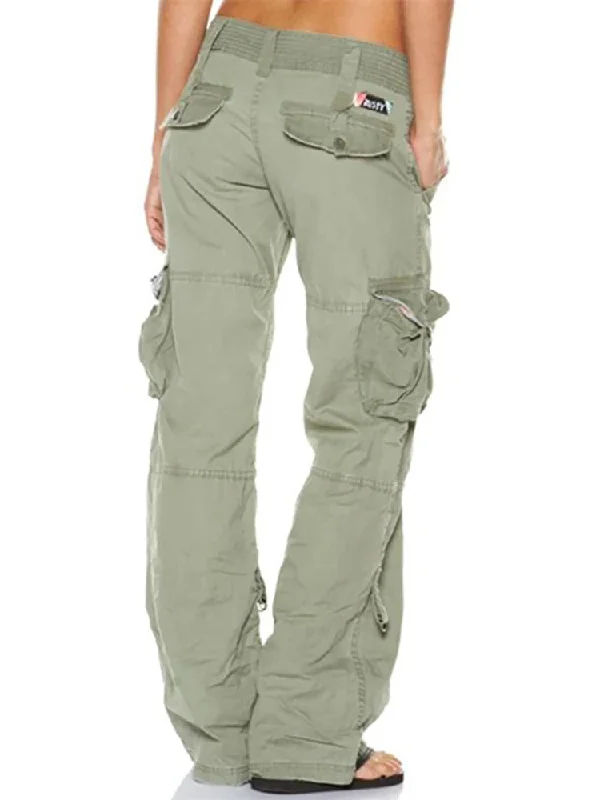 Exclusive Deal Ashore Shop Women’s Multi-Cargo Pockets Straight Leg Outdoor Pant