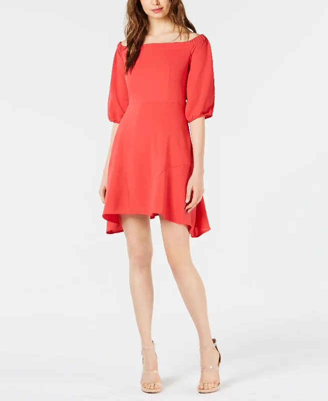 Exclusive Savings Bar III Off The Shoulder Fit Flare Dress