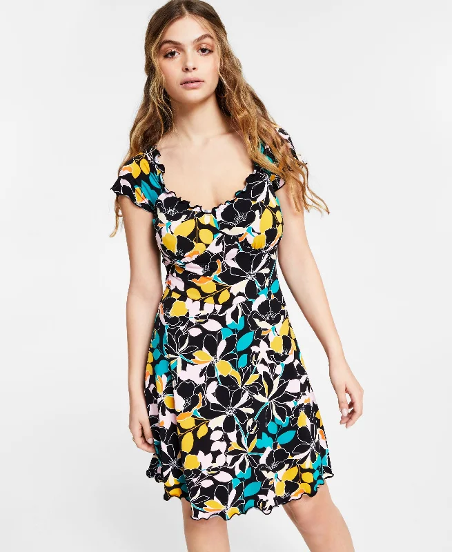Deal Mania Bar III Sweetheart Neck Jersey Dress