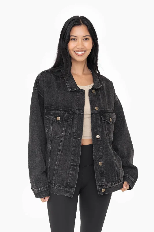 Weekend Deal Boxy-Cut Denim Jacket