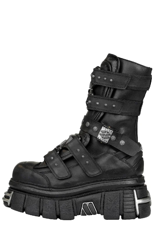 Special Price Vetements x New Rock Gamer Boots in Black