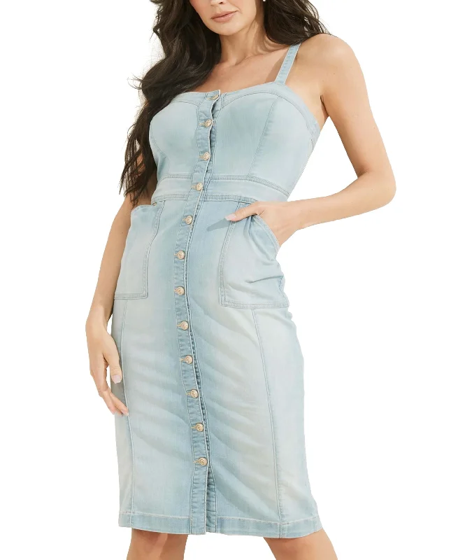 Unbeatable Prices Guess Womens Puma Denim Dress