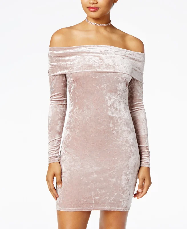 Early Access Material Girl Juniors Velvet Bodycon Dress