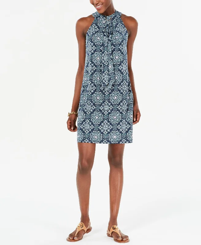 Closeout Michael Michael Kors Printed O Ring Shift Dress