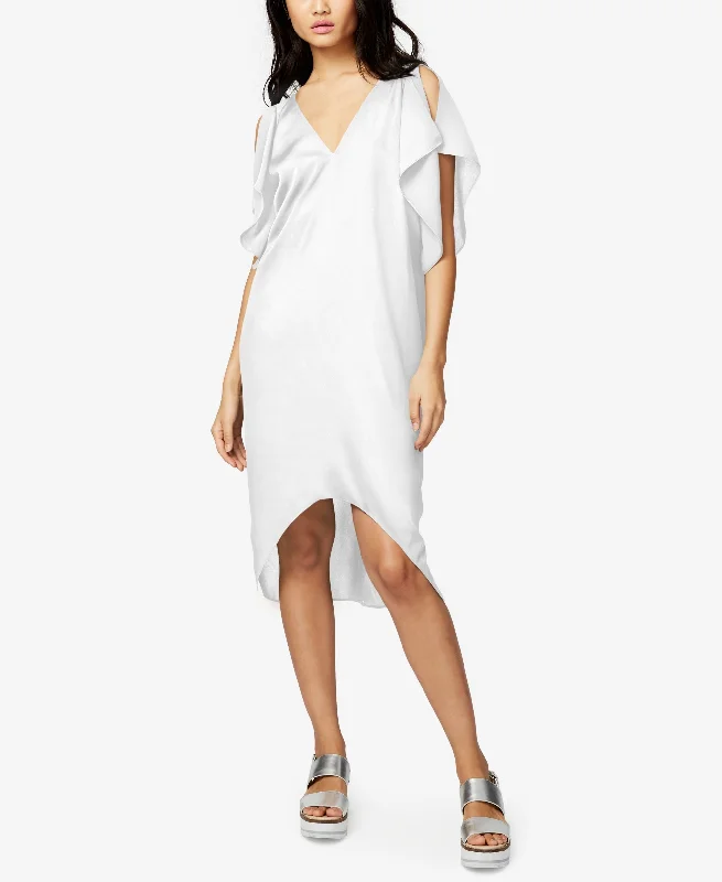 One-DAY Sale Rachel Rachel Roy High Low Flutter Sleeve Dress