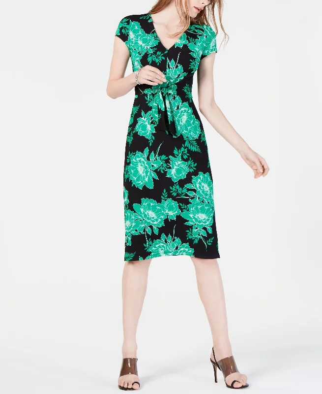 Can't Be Beat Tie Front Dress