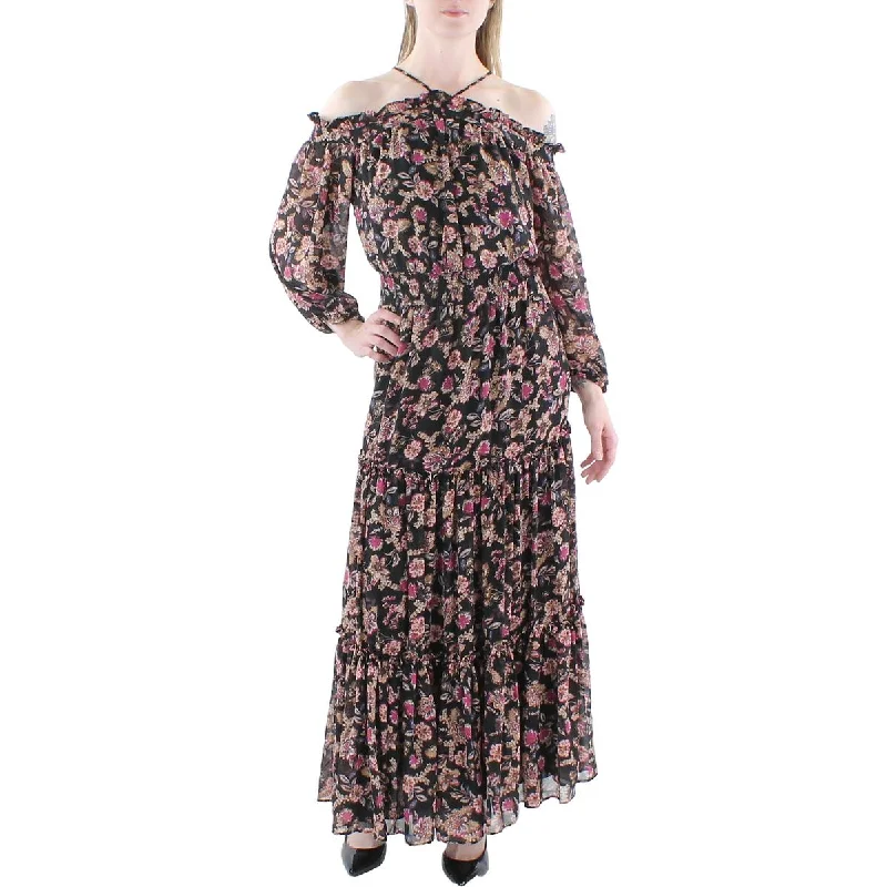Quick Sale 1.State Womens Floral Smocked Midi Dress