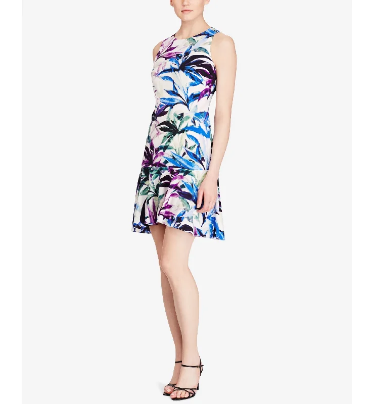Limited Availability American Living Floral Print Crepe Dress