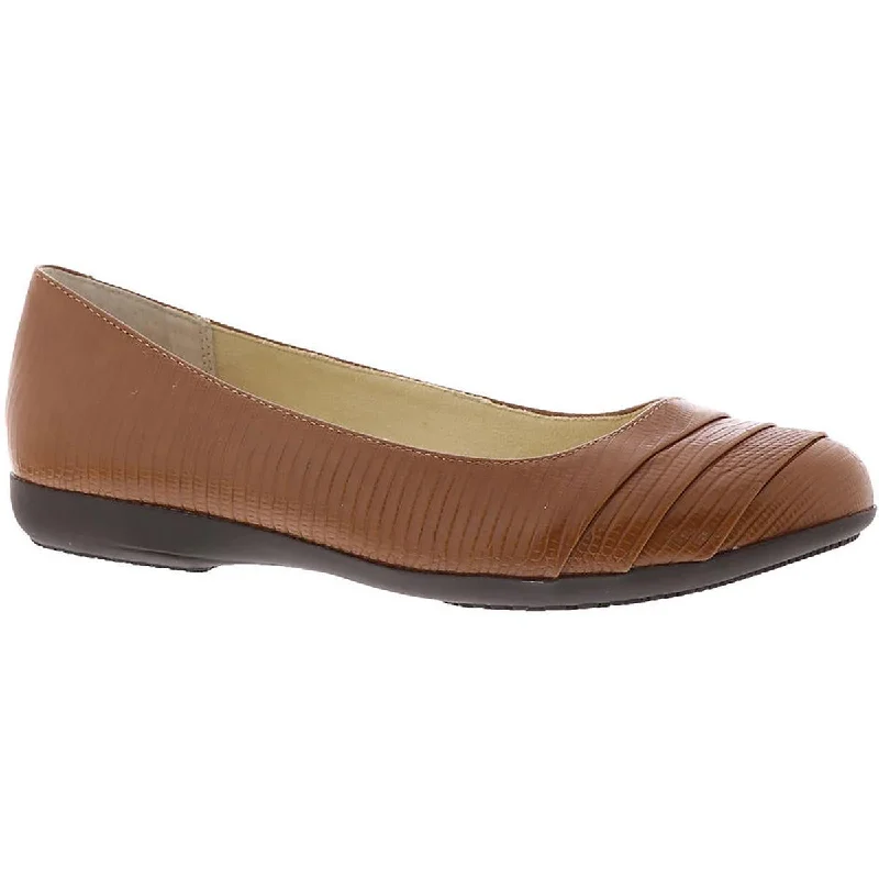 Price Blitz Cliffs by White Mountain Womens Clara Faux Leather Round Toe Ballet Flats