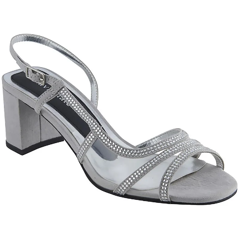 Price Reduction David Tate Womens Wed Faux Suede Slingback Pumps