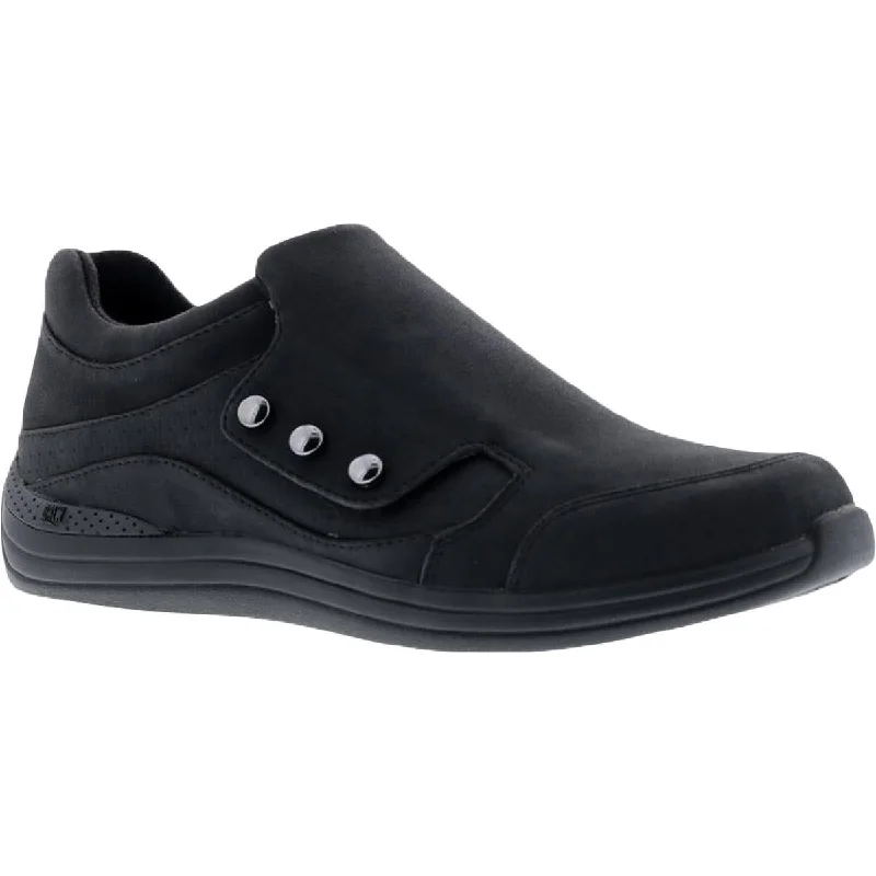 Deal Explosion Drew Womens Bouquet Faux Leather Lifestyle Slip-On Sneakers