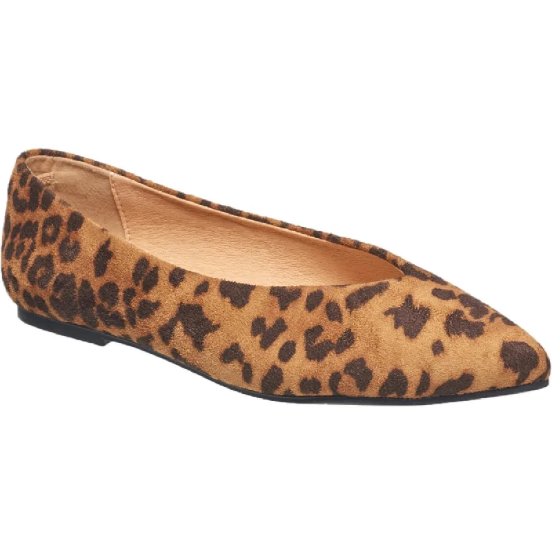 Clearance Sale French Connection Women's Daisy Faux Suede Pointed Toe Slip On Ballet Flats