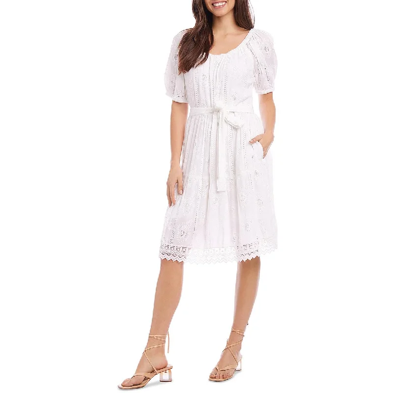 Major Savings Karen Kane Womens Cotton Short Fit & Flare Dress