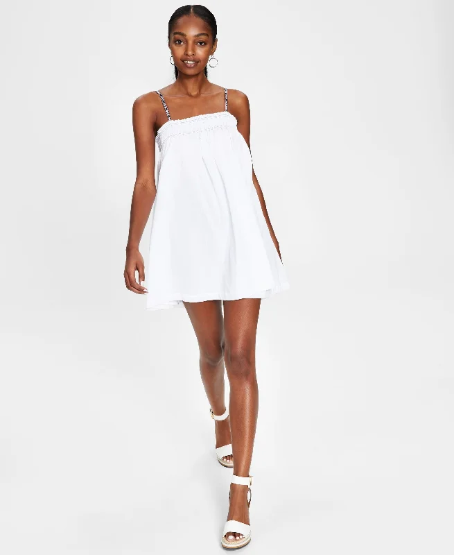 New Markdowns Tommy Jeans Womens Cotton Crinkle Cami Dress